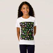 T-Shirt Mon design de fleurs 5 (Devant entier)