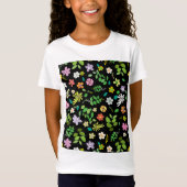 T-Shirt Mon design de fleurs 5 (Devant)