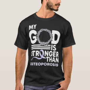 T-shirt Mon Dieu Est Plus Fort Que La Rib De Sensibilisati