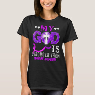 T-shirt Mon Dieu Est Plus Fort Que La Sensibilisation À La