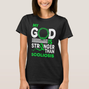 T-shirt Mon Dieu Est Plus Fort Que Le Ruban De Sensibilisa