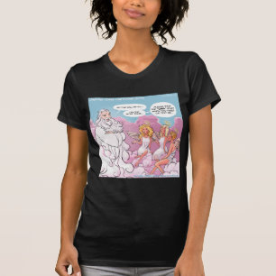 T-shirt Mon dieu (OMG) Textes d'anges drôles