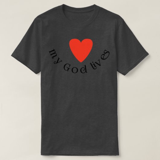 T-shirt Mon Dieu vit 1 (Design devant)