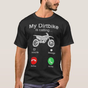 T-shirt Mon Dirtbike Appelle La Motocross Du Braaap De Off