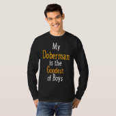 T-shirt Mon Doberman Est Le Meilleur Des Garçons Chien (Devant entier)