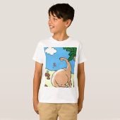 T-shirt mon doux dino (Devant entier)