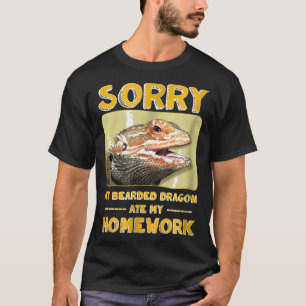 T-shirt Mon Dragon Arboré A Mangé Mon École De Pogona