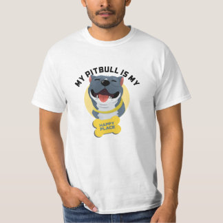 T-shirt Mon emplacement est mon endroit heureux