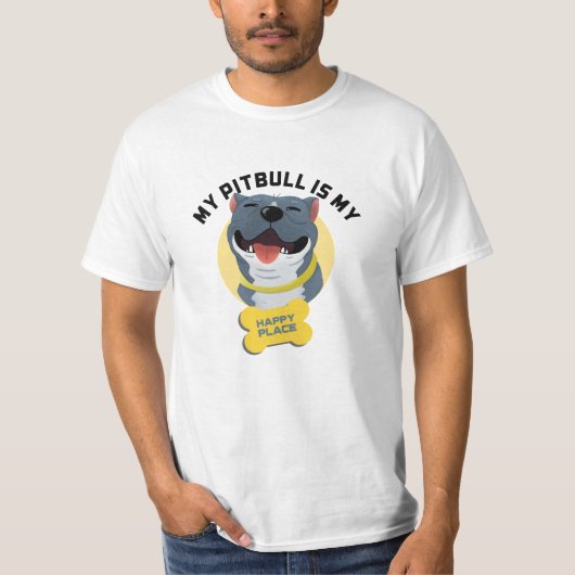 T-shirt Mon emplacement est mon endroit heureux (Devant)