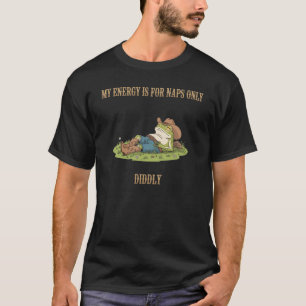 T-shirt Mon énergie est pour les siestes uniquement Grenou