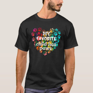 T-shirt Mon enfant préféré a des pattes