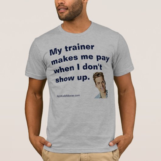 T-shirt "Mon entraîneur m'incite à payer" aux enfants (Devant)