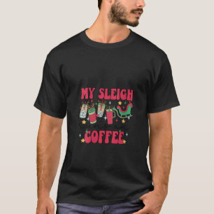 T-shirt Mon Épingle Coupe Sur Café Reindeer Coupes M