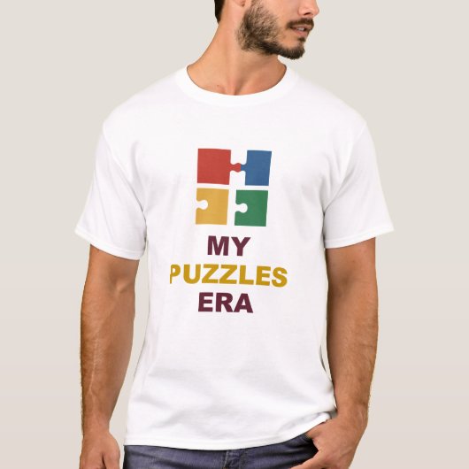 T-shirt Mon époque des puzzles (Devant)