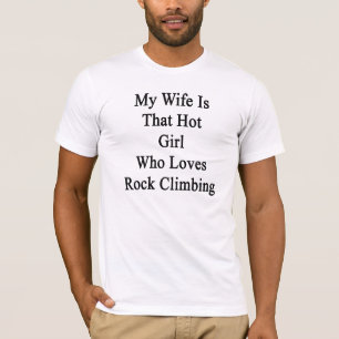 T-shirt Mon épouse est cette fille chaude qui aime