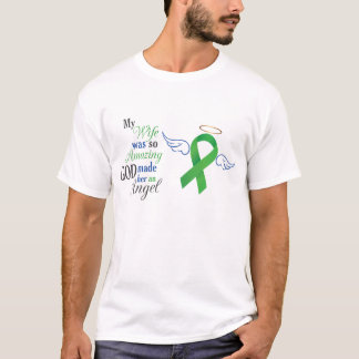 T-shirt Mon épouse un ange - Cancer cholagogue