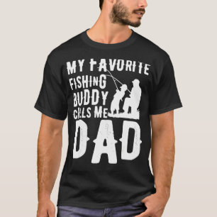 T-shirt Mon Époux De Pêche Préféré M'Appelle Papa American