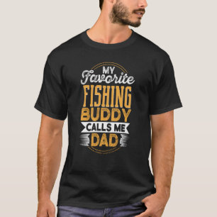 T-shirt Mon Époux De Pêche Préféré M'Appelle Papa Fisherma