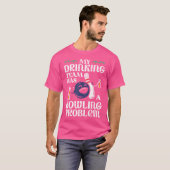 T-shirt Mon Équipe A Un Problème De Bowling Drôle Bowler P (Devant entier)
