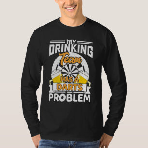 T-shirt Mon Équipe De Boissons A Un Problème De Fosses Jou