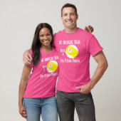T-shirt mon équipe potable a une piscine jouer le problème (Unisexe)