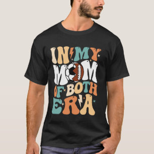 T-shirt Mon ère de maman de foot-football drôle maman des