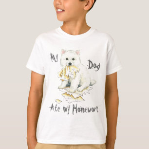 T-shirt Mon Eskie A Mangé Ma Maison