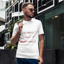 T-shirt "Mon Espoir est Ancré dans le Destin de Di