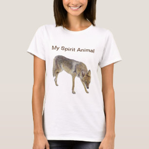 T-shirt Mon Esprit Animal Coyote