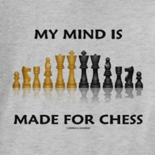 T-shirt Mon Esprit Est Fait Pour Les Échecs (Jeu D'Échecs