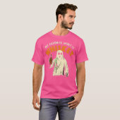 T-shirt Mon Esprit favori est Whiskey (Devant entier)