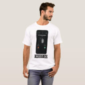 T-shirt Mon Euphonium appelle Go Funny Music Gig (Devant entier)