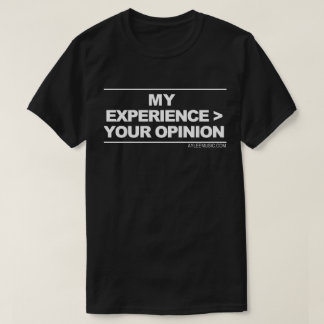 T-shirt mon expérience > votre avis