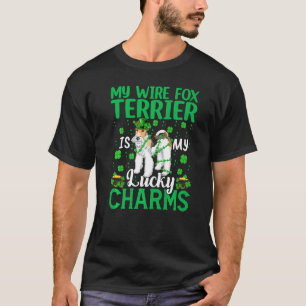 T-shirt Mon Fil Fox Terrier Est Mon Lucratif Charms Dog St