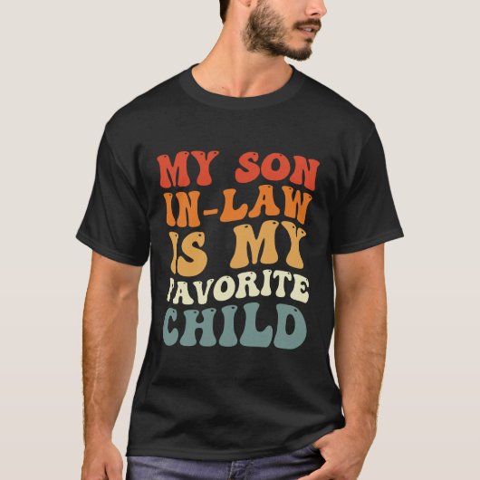 T-shirt Mon Fils En Droit Est Ma Famille D'Enfants Préféré (Devant)