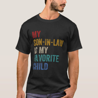 T-shirt Mon Fils En Droit Est Ma Famille D'Enfants Préféré