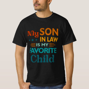 T-shirt Mon Fils En Droit Est Mon Enfant Favori Amusant Fa