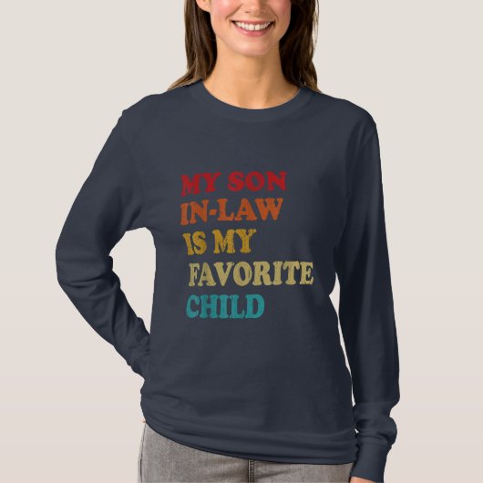 T-shirt Mon Fils En Droit Est Mon Enfant Préféré (Devant)