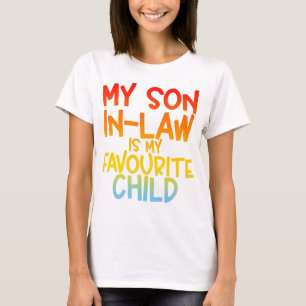 T-shirt Mon Fils En Droit Est Mon Enfant Préféré