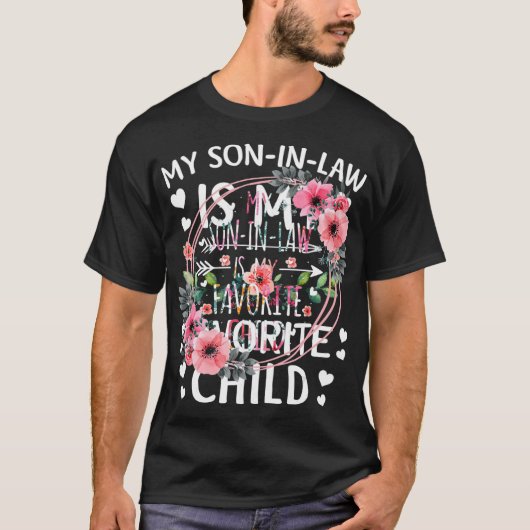 T-shirt Mon Fils En Droit Est Mon Enfant Préféré Mère En D (Devant)
