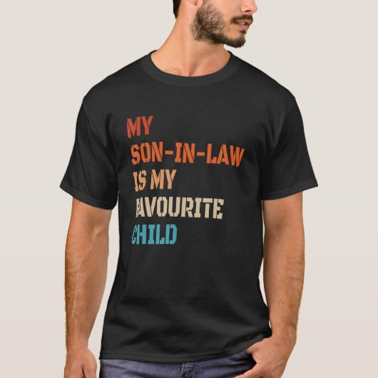 T-shirt Mon Fils En Droit Est Mon Humour Favori De Famille (Devant)