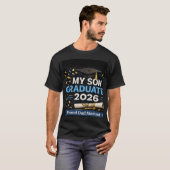 T-shirt Mon fils est diplômé 2026 (Devant entier)