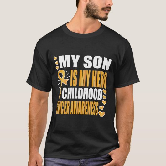 T-shirt Mon Fils Est Mon Héros (Devant)