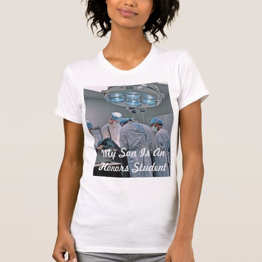 T-shirt Mon fils est un étudiant d'honneurs (Devant)