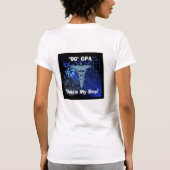 T-shirt Mon fils est un étudiant d'honneurs (Dos)