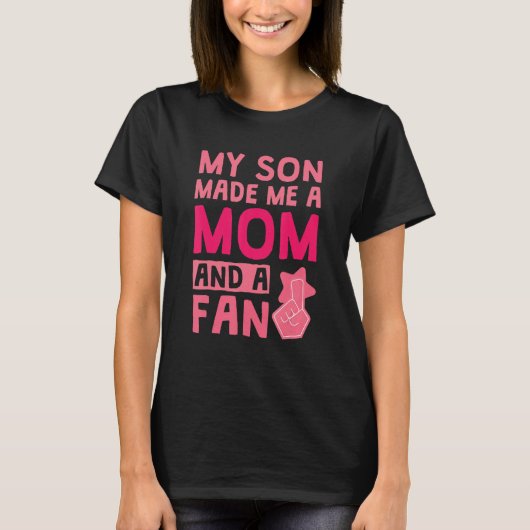 T-shirt Mon Fils M'A Fait Une Maman Et Un Ventilateur (Devant)