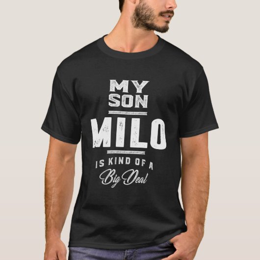 T-shirt Mon fils Milo (Devant)