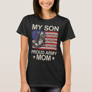 T-shirt Mon Fils Mon Soldat Ma Fierté Mon Héros Fier Maman