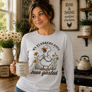 T-shirt Mon Flabbers a été Gasted Canard Mignon