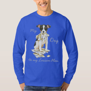 T-shirt Mon Fox Terrier de jouet a mangé mon plan de cours